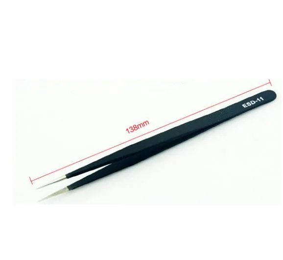 ESD-11 Antimagnetic acid tweezers high elastic stainless steel tip tweezers anti-static tweezers
ESD-11 Antimagnetic acid tweezers high elastic stainless steel tip tweezers anti-static tweezers