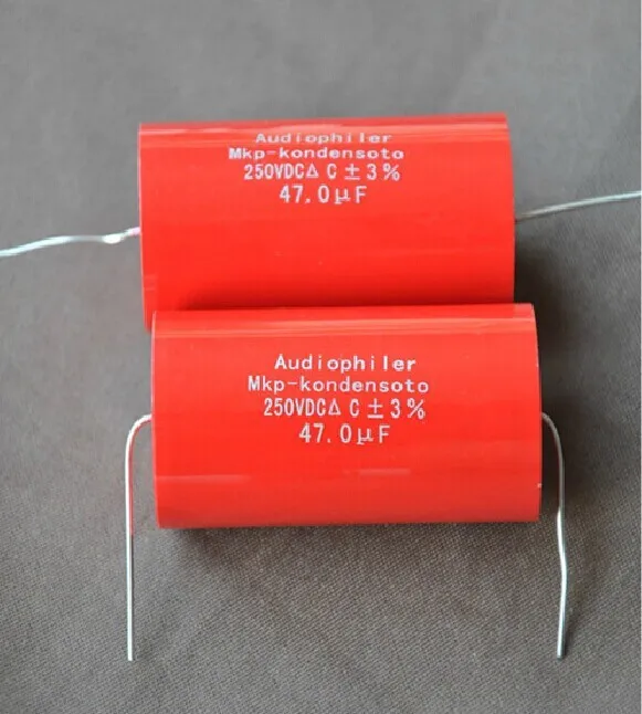 2PCS Audio Axial Polypropylene Audiophiler MKP 47uF 250V Capacitor For Audio Tube Amplifier Speaker Circuit Crossover
2PCS Audio Axial Polypropylene Audiophiler MKP 47uF 250V Capacitor For Audio Tube Amplifier Speaker Circuit Crossover