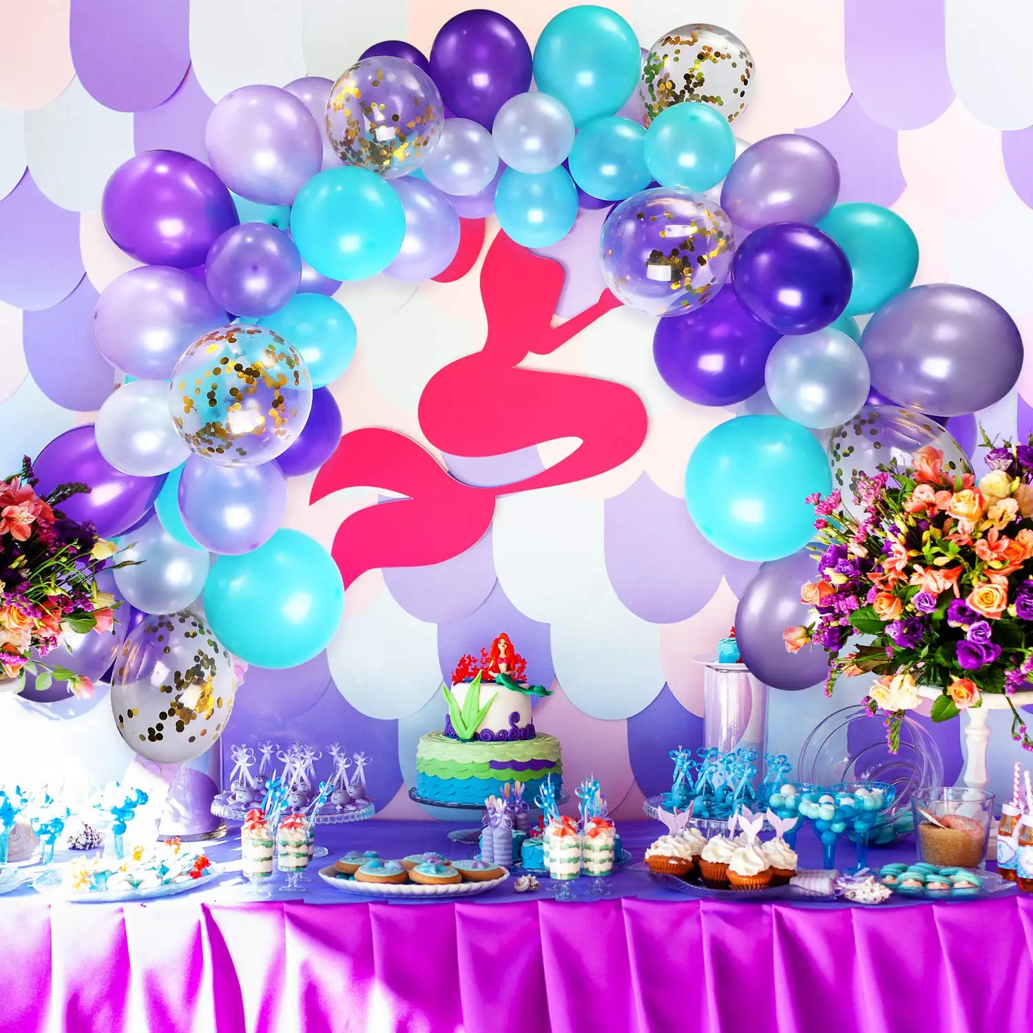 ZLJQ 114 Pieces Purple Blue White Balloon Garland Kit Balloon Arch Garland For Mermaid Birthday Party Decorations Kids Toys Ball
ZLJQ 114 Pieces Purple Blue White Balloon Garland Kit Balloon Arch Garland For Mermaid Birthday Party Decorations Kids Toys Ball