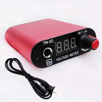 Pro Red LED Screen Professional Mini Tattoo Machine Power Supply With Cord -- TPN-023B
Pro Red LED Screen Professional Mini Tattoo Machine Power Supply With Cord -- TPN-023B
