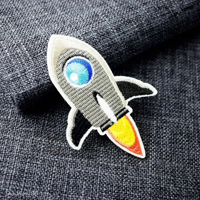 Rocket Size:5.7x8.4cm DIY Patches Cloth Patch Embroidered Cute Badges Hippie Iron On Cartoon Patches For Clothes Sticker
Rocket Size:5.7x8.4cm DIY Patches Cloth Patch Embroidered Cute Badges Hippie Iron On Cartoon Patches For Clothes Sticker