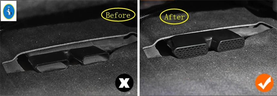 Yimaautotrims Auto Accessory Seat Under Air Condition AC Outlet Vent Cover Trim 2 Pcs For Honda FIT JAZZ 2014 - 2018 Plastic
Yimaautotrims Auto Accessory Seat Under Air Condition AC Outlet Vent Cover Trim 2 Pcs For Honda FIT JAZZ 2014 - 2018 Plastic