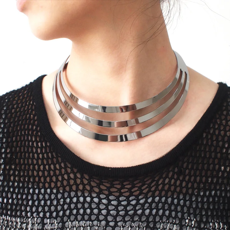 UKMOC Metal Torques Fashion Statement Women Charm Jewelry Personality Neck Fit Collar Alloy Chokers Necklaces
UKMOC Metal Torques Fashion Statement Women Charm Jewelry Personality Neck Fit Collar Alloy Chokers Necklaces