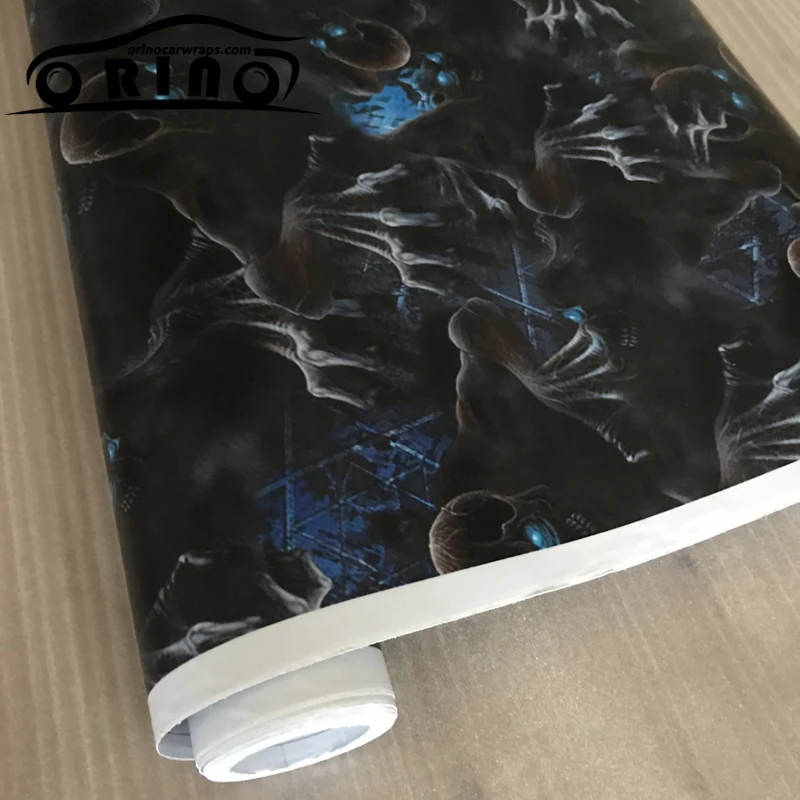 Skull Car Sticker Vinyl Film-18