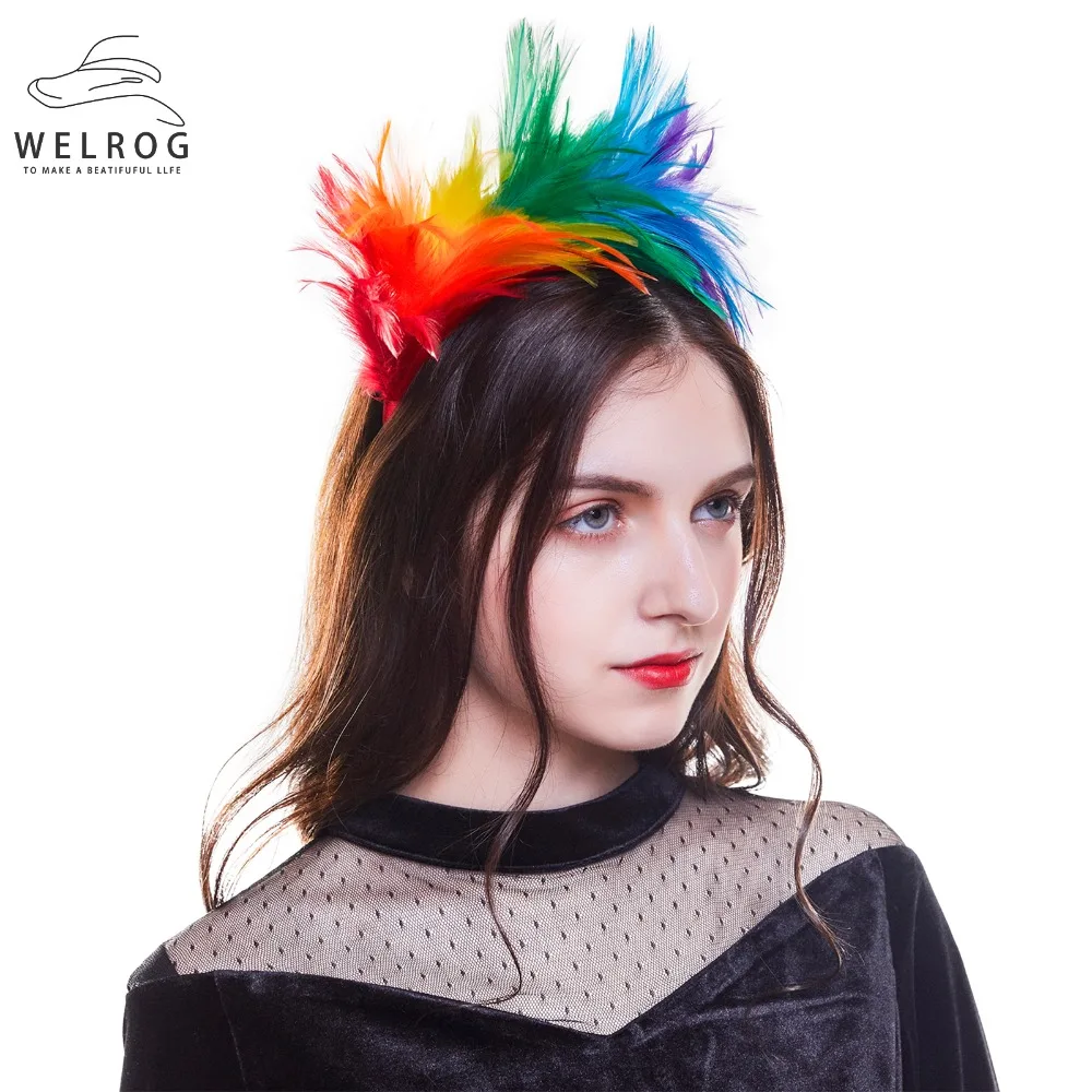 WELROG Fascinator Headband for Women Princess Cocktail Party Hairband Colors Feather Hair Ribbon Masquerade Hair Hoop Head Band
WELROG Fascinator Headband for Women Princess Cocktail Party Hairband Colors Feather Hair Ribbon Masquerade Hair Hoop Head Band