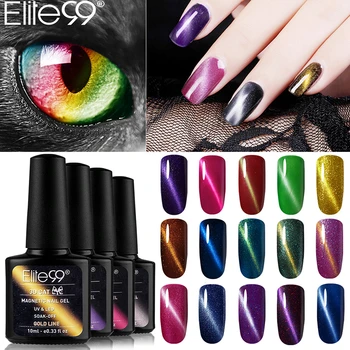 Elite99 3D Magnetic Gel Cat's Eye Gel Lacquer Silver Line Nail Gel Polish Nail Art Varnish Blue Base Color Enamel 58 Colors 10ml
Elite99 3D Magnetic Gel Cat's Eye Gel Lacquer Silver Line Nail Gel Polish Nail Art Varnish Blue Base Color Enamel 58 Colors 10ml