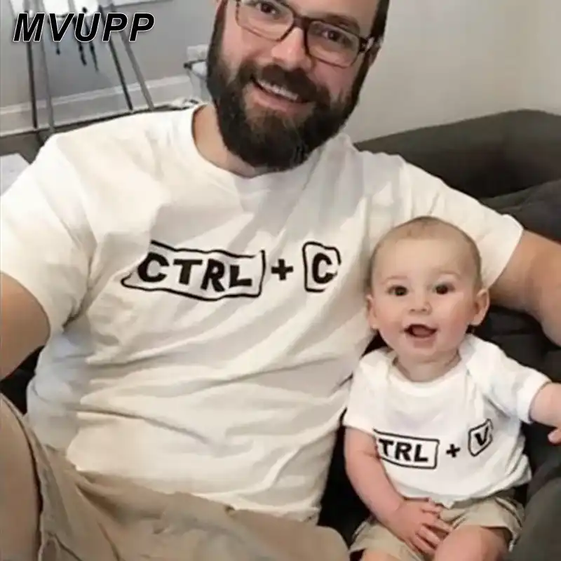 father infant son matching outfits