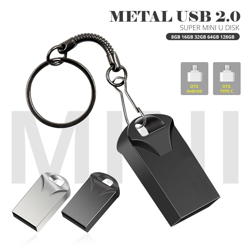 Metal Waterproof USB Flash Drive OTG 8GB 16GB 32GB 64GB Pendrive 8 16 32 64 GB Type C MINI Pen Drive Metal U Disk Gift Adapter
Metal Waterproof USB Flash Drive OTG 8GB 16GB 32GB 64GB Pendrive 8 16 32 64 GB Type C MINI Pen Drive Metal U Disk Gift Adapter