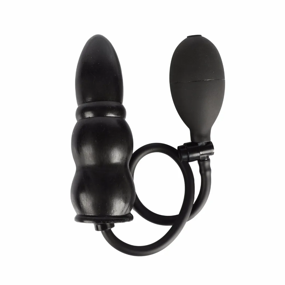 Inflatable Anal Plug Sex Toys For Women Men Pump Anal Dilator Silicone Expandable Butt Plug Backyard Massager Adult Products A3