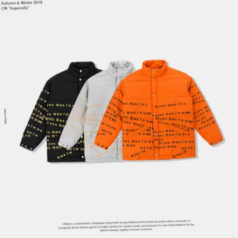 Men Winter Coat Men' Winter Coats and Jackets Men' Parka Jacket Bubble Coat 2019 Letters Printing Jackets Casual Wearing Men
Men Winter Coat Men' Winter Coats and Jackets Men' Parka Jacket Bubble Coat 2019 Letters Printing Jackets Casual Wearing Men