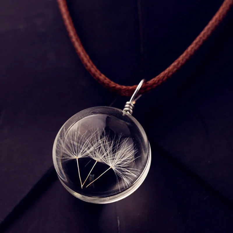 Crystal Glass Ball Dandelions Pendant Necklace Women Rhinestone Vintage Retro Chocker Necklace Ladies Fashion Jewlery Female
Crystal Glass Ball Dandelions Pendant Necklace Women Rhinestone Vintage Retro Chocker Necklace Ladies Fashion Jewlery Female