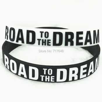 100pcs Motivational Road To The Dream wristband silicone bracelets free shipping by ePacket A
100pcs Motivational Road To The Dream wristband silicone bracelets free shipping by ePacket A