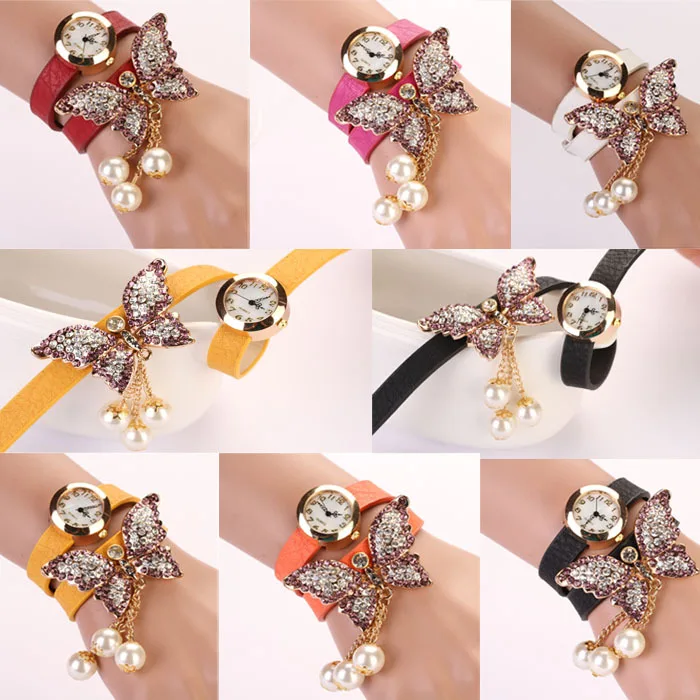 2019 New Arrival Women Faux Pearls Rhinestone Butterfly Bracelet Quartz Analog Watch Gofuly
2019 New Arrival Women Faux Pearls Rhinestone Butterfly Bracelet Quartz Analog Watch Gofuly