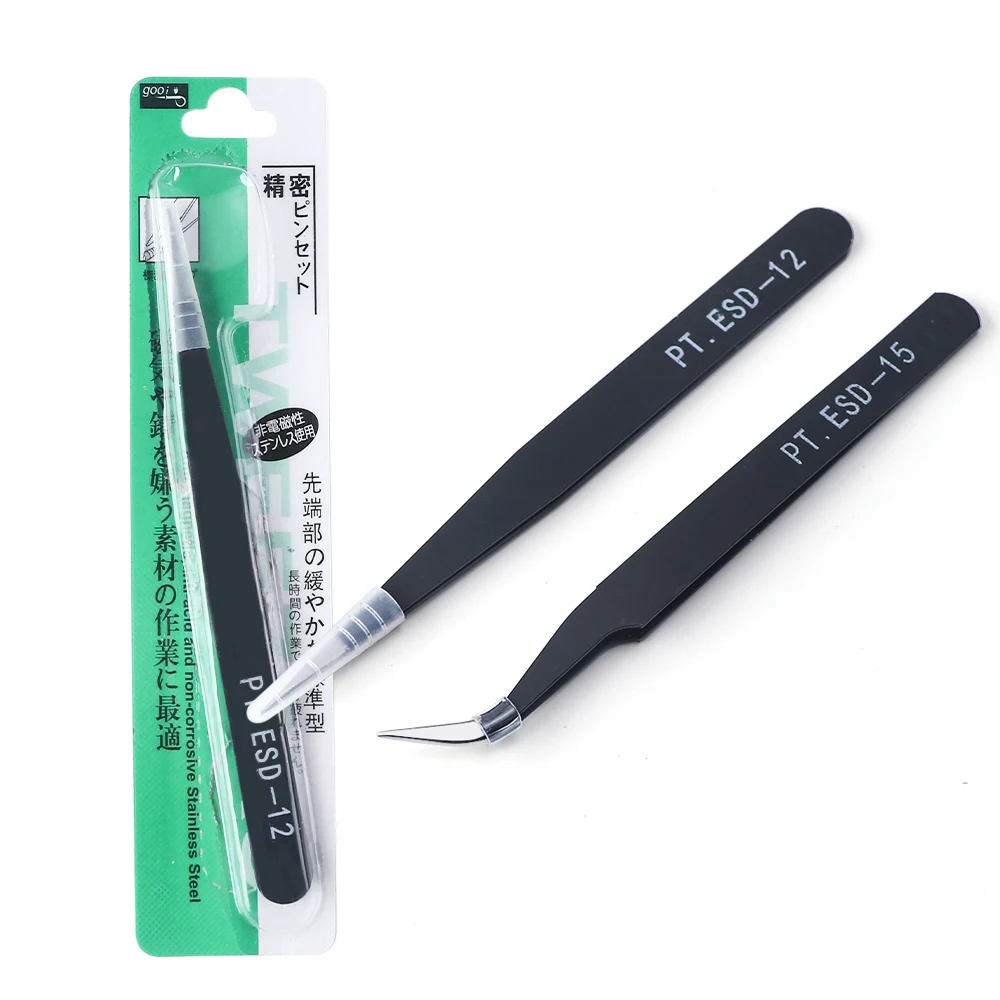 Black Eyebrow Tweezers For Eyelash Extensions Straight+Curved Professional Nail Art Lash Tweezers Set Makeup Tools TRPTESD12/15
Black Eyebrow Tweezers For Eyelash Extensions Straight+Curved Professional Nail Art Lash Tweezers Set Makeup Tools TRPTESD12/15