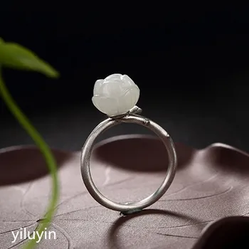 KJJEAXCMY boutique jewelry S925 sterling silver inlaid with natural crystal powder plum blossom, fresh and joki
KJJEAXCMY boutique jewelry S925 sterling silver inlaid with natural crystal powder plum blossom, fresh and joki
