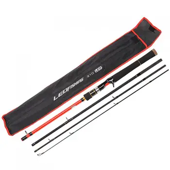2.1m 4 Section Durable Carbon Fiber Fishing Rod Ultra Light Portable Travel Lure Rod Bass Fishing Pole
2.1m 4 Section Durable Carbon Fiber Fishing Rod Ultra Light Portable Travel Lure Rod Bass Fishing Pole