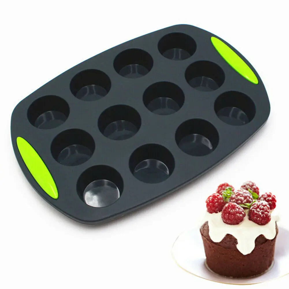 12 Cavity Muffin Bun Cupcake Cake Mold Baking Pan Tray Tin Non Stick Cup DIY Aid
12 Cavity Muffin Bun Cupcake Cake Mold Baking Pan Tray Tin Non Stick Cup DIY Aid
