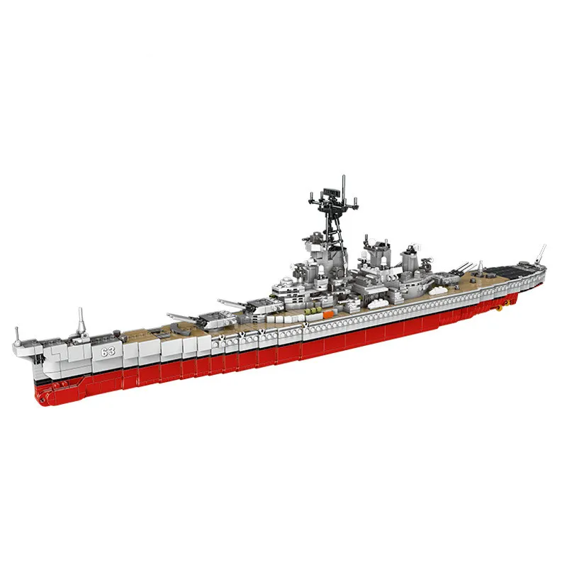 Military Series 06030 The Missouri Battleship Set Building Blocks Compatible with New Star Destroyer Kids Toys gift
Military Series 06030 The Missouri Battleship Set Building Blocks Compatible with New Star Destroyer Kids Toys gift