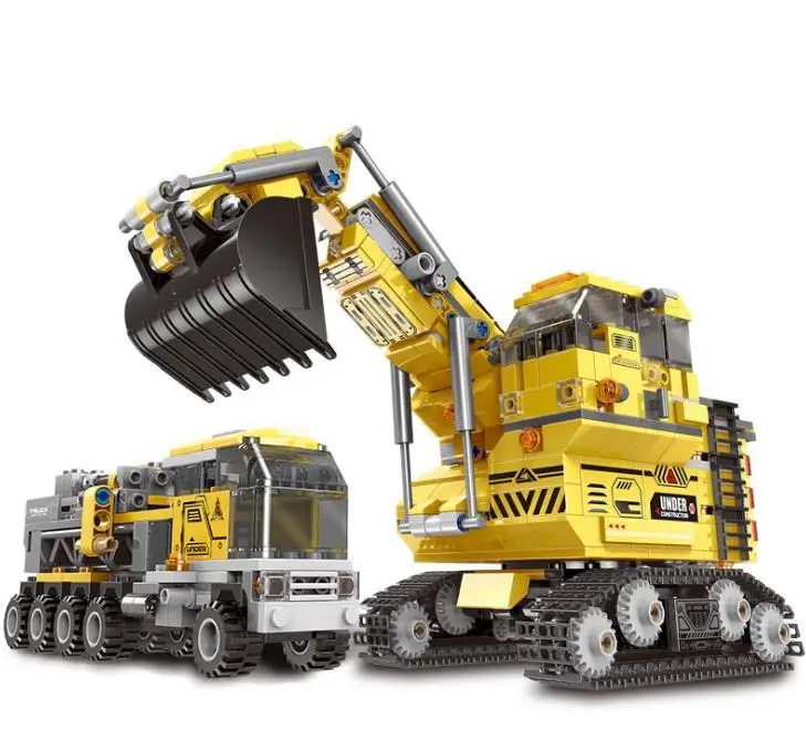 8 IN 1 Mining Machinery Giant Excavator Model Building Blocks Technic City Engineering Car Educational Bricks Toys Gifts
8 IN 1 Mining Machinery Giant Excavator Model Building Blocks Technic City Engineering Car Educational Bricks Toys Gifts