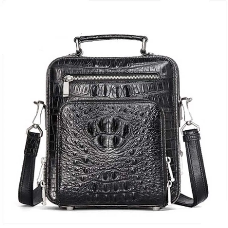 ouluoer Thai crocodile single shoulder bag for men cross body casual business handbag leather upright men's bag
ouluoer Thai crocodile single shoulder bag for men cross body casual business handbag leather upright men's bag