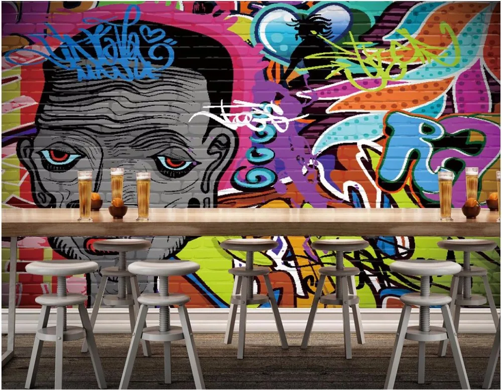 3d wallpaper custom photo mural Graffiti on the street KTV background wall room wallpaper for walls 3d wall muals wall paper
3d wallpaper custom photo mural Graffiti on the street KTV background wall room wallpaper for walls 3d wall muals wall paper