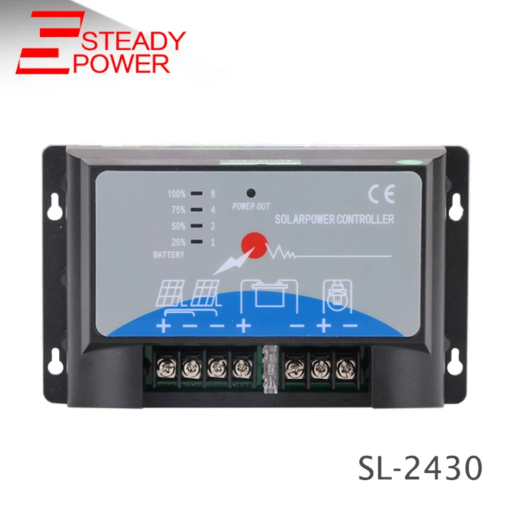 Universal solar charge discharge with Power display 10A 15A 20A 30A SC2430 12V / 24V controller
Universal solar charge discharge with Power display 10A 15A 20A 30A SC2430 12V / 24V controller