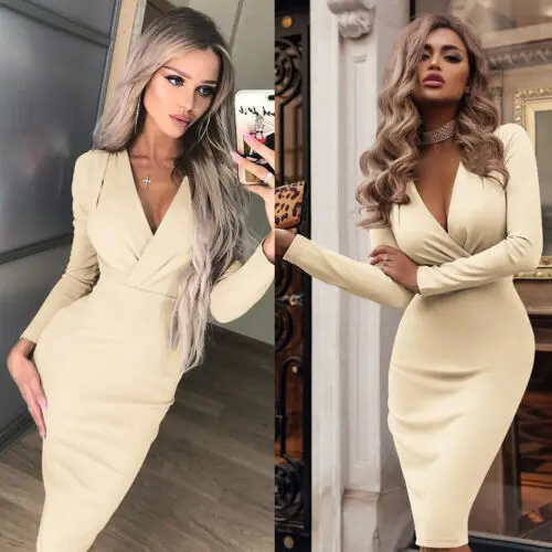 Autumn Summer Sexy Women Dresses Bodycon Solid Red Elegant Office Lady Vintage Long Sleeve Tops Long Tank Party Dress
Autumn Summer Sexy Women Dresses Bodycon Solid Red Elegant Office Lady Vintage Long Sleeve Tops Long Tank Party Dress