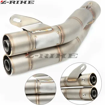 35-51mm Universal Motorcycle Double Exhaust Muffler Pipe For GY6 CBR125 CRF230 TMAX 500 TMAX530 ER6N FZ6 MT-07 R3 Z900
35-51mm Universal Motorcycle Double Exhaust Muffler Pipe For GY6 CBR125 CRF230 TMAX 500 TMAX530 ER6N FZ6 MT-07 R3 Z900