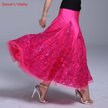 High End Embroidery Ballroom Dance Skirts For Women Stage Performance Clothing Standard Waltz Latin Dance Practice Costumes
High End Embroidery Ballroom Dance Skirts For Women Stage Performance Clothing Standard Waltz Latin Dance Practice Costumes