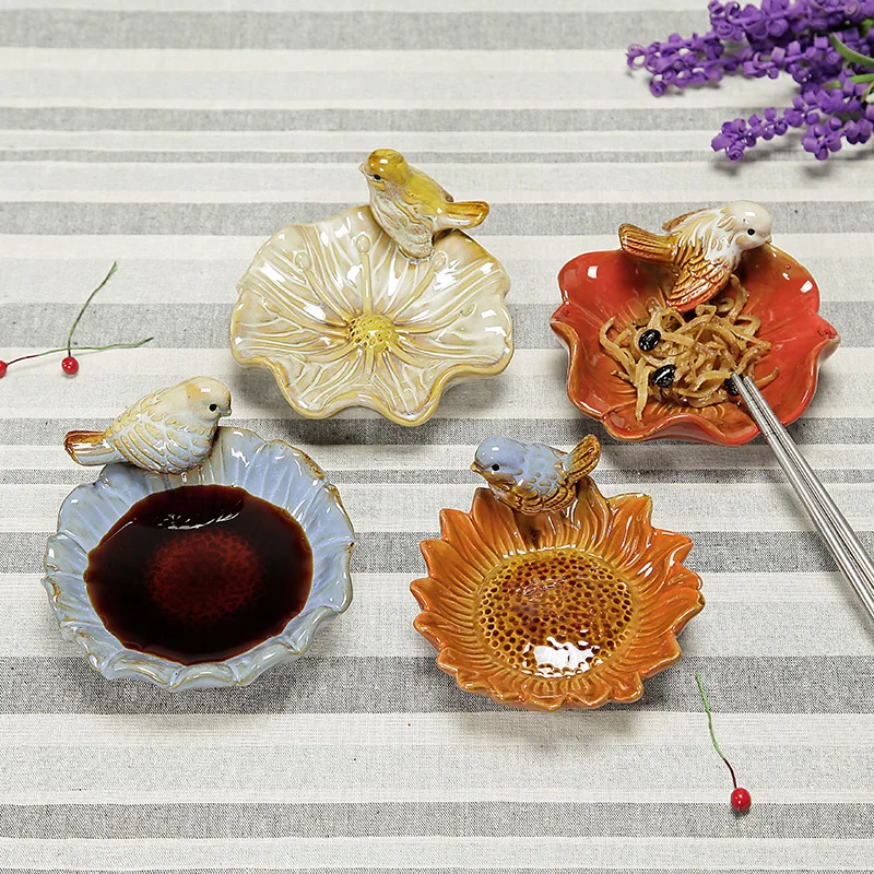 1pcs Home decoration tableware cooking toolsCreative fashion Soap holders ceramic plate birdie dishes plates ceramic ashtray t8
1pcs Home decoration tableware cooking toolsCreative fashion Soap holders ceramic plate birdie dishes plates ceramic ashtray t8