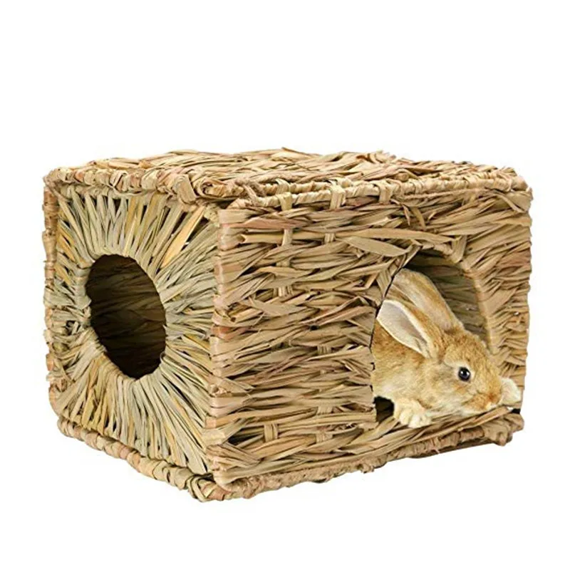 1Pcs Folding Straw house Small Animal Cages Pet Rabbit Hamster House Bed Winter Warm Summer cool Cage Hamster Nest
1Pcs Folding Straw house Small Animal Cages Pet Rabbit Hamster House Bed Winter Warm Summer cool Cage Hamster Nest