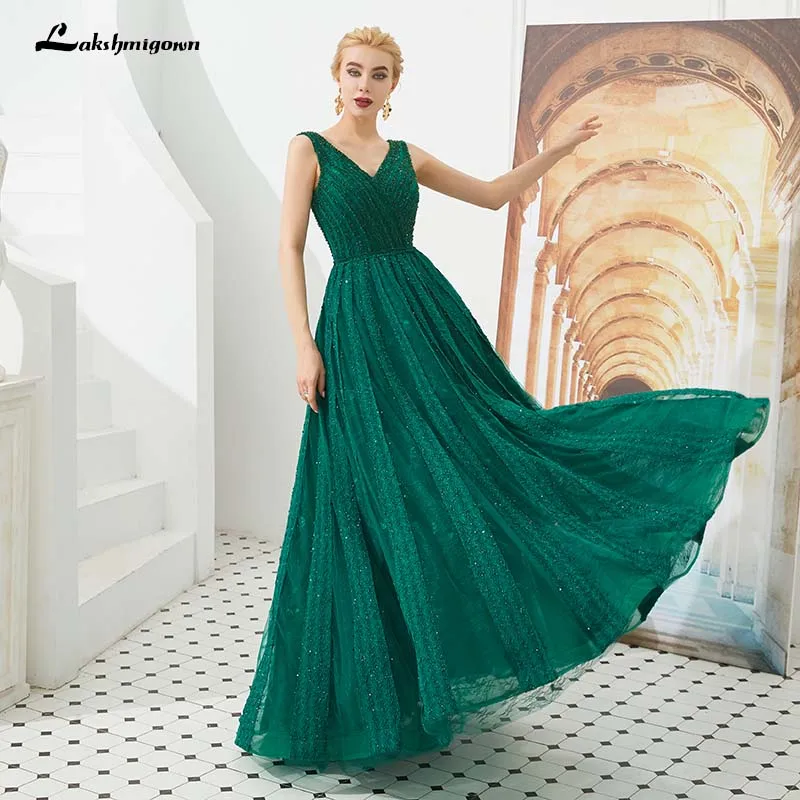 Purple Green Beading Prom Dresses Sleeveless V-neck black Evening Dresses Floor Length Robes De Soiree Vestidos De Gala Largos
Purple Green Beading Prom Dresses Sleeveless V-neck black Evening Dresses Floor Length Robes De Soiree Vestidos De Gala Largos