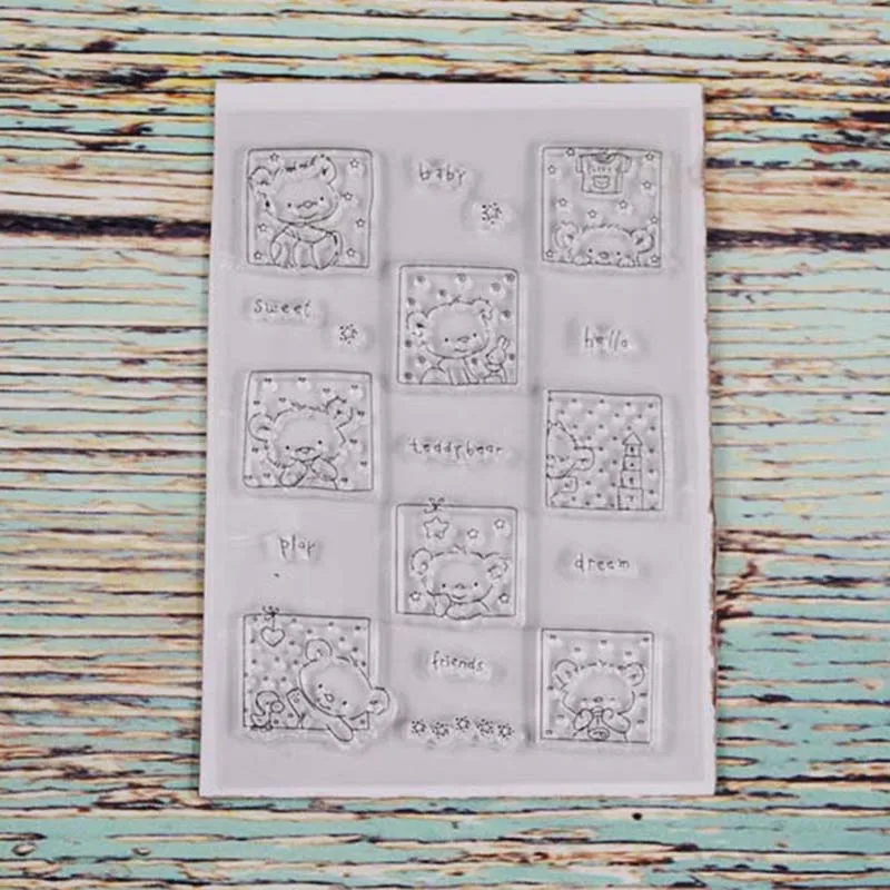 Baby bear transparent clear stamp for DIY Scrapbooking/Card Making/Kids Christmas Fun Decoration Supplies
Baby bear transparent clear stamp for DIY Scrapbooking/Card Making/Kids Christmas Fun Decoration Supplies