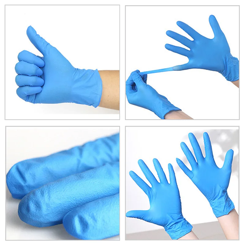 100 Pcs/Set Disposable Nitrile Latex Gloves Home Use Cleaning Cooking Medical Gloves S-L MH88
100 Pcs/Set Disposable Nitrile Latex Gloves Home Use Cleaning Cooking Medical Gloves S-L MH88