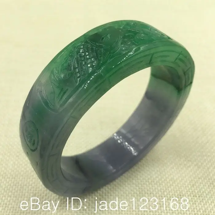 2261 Chinese Hand-carved Lavende Purple Green Jadeite Jade Bangle Bracelet 63mm 28% 10.13
2261 Chinese Hand-carved Lavende Purple Green Jadeite Jade Bangle Bracelet 63mm 28% 10.13