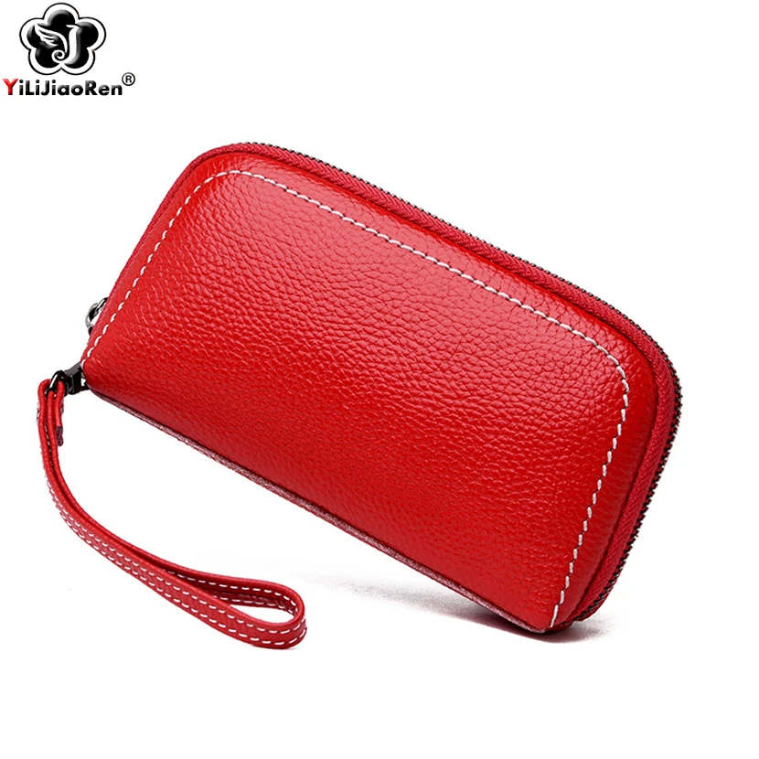Fashion Female Genuine Leather Wallet Famous Brand COW Leather Clutch Bag Luxury Long Female Wallet Business Card Holder Purses
Fashion Female Genuine Leather Wallet Famous Brand COW Leather Clutch Bag Luxury Long Female Wallet Business Card Holder Purses