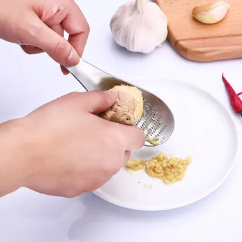 Ginger Grater Garlic Slicer Cutter Grinder Tools Stainless Steel Multi-Function Seasoning Silver Color Planer Kitchen Accessory
Ginger Grater Garlic Slicer Cutter Grinder Tools Stainless Steel Multi-Function Seasoning Silver Color Planer Kitchen Accessory