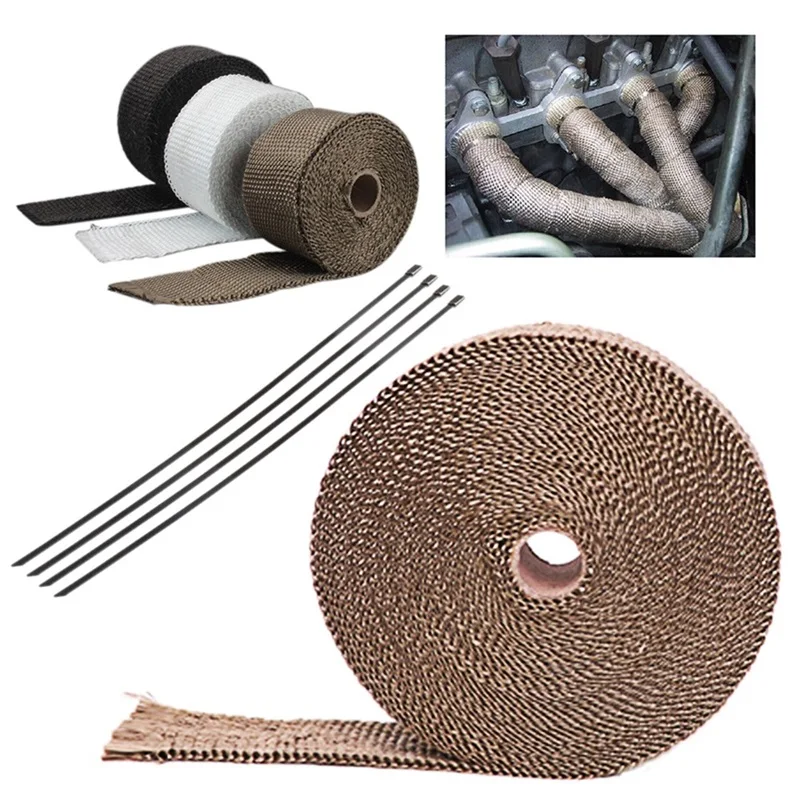 Motorcycle Exhaust pipe Heat insulation winding tape Front Pipe Anti-hot Wrap Heat Manifold Cloth Insulation Cloth Fixed Strap
Motorcycle Exhaust pipe Heat insulation winding tape Front Pipe Anti-hot Wrap Heat Manifold Cloth Insulation Cloth Fixed Strap