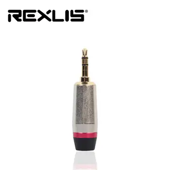 REXLIS Jack 3.5mm Connector 3Pole Gold-plated stereo 3.5mm jack DIY Earphone Adapter with Tail plug to fix cable stable
REXLIS Jack 3.5mm Connector 3Pole Gold-plated stereo 3.5mm jack DIY Earphone Adapter with Tail plug to fix cable stable