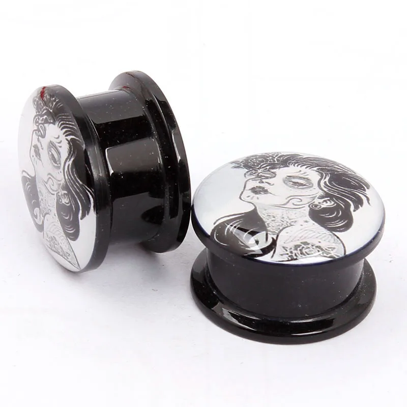 Hot Sell 1Pair Smoking Girl Acrylic Ear Tunnel Ear Tunnels Stash Ear Plugs Piercing Ear Reamer For Men Women Body Jewelry
Hot Sell 1Pair Smoking Girl Acrylic Ear Tunnel Ear Tunnels Stash Ear Plugs Piercing Ear Reamer For Men Women Body Jewelry