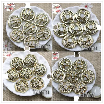 50pcs 13mm round golden hollow out flat back Buttons Home Garden Crafts Cabochon Scrapbooking craft
50pcs 13mm round golden hollow out flat back Buttons Home Garden Crafts Cabochon Scrapbooking craft