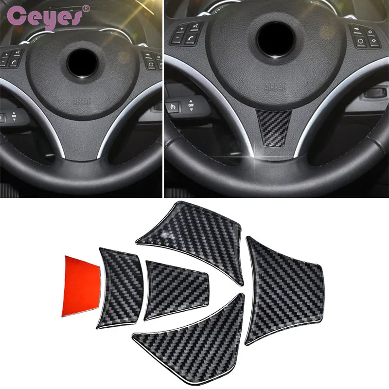 Ceyes Car Styling Carbon Fiber Auto Steering Wheel Sticker Case For Bmw M Sport E90 E95 1 3 5 E X1 2 Series 528 F10 Accessories
Ceyes Car Styling Carbon Fiber Auto Steering Wheel Sticker Case For Bmw M Sport E90 E95 1 3 5 E X1 2 Series 528 F10 Accessories