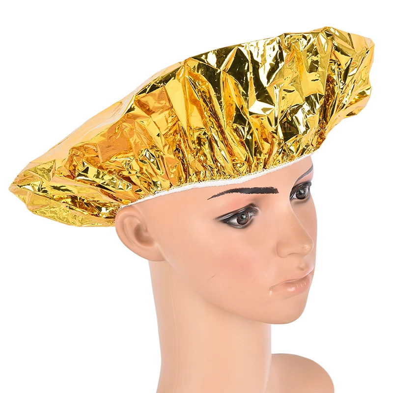 1Pcs Shower Caps Mask Cap One-off Bathing Elastic Aluminum Foil Hair Protector Styling Tools One-off Elastic Waterproof Tools
1Pcs Shower Caps Mask Cap One-off Bathing Elastic Aluminum Foil Hair Protector Styling Tools One-off Elastic Waterproof Tools