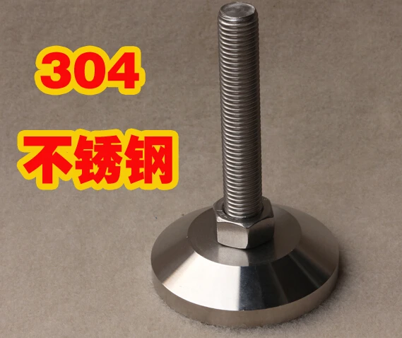 Base100mm 304# machine Stainless Steel Leveling Feet,mounts-Base:100mm Bolt:20mm x 200mm length
Base100mm 304# machine Stainless Steel Leveling Feet,mounts-Base:100mm Bolt:20mm x 200mm length