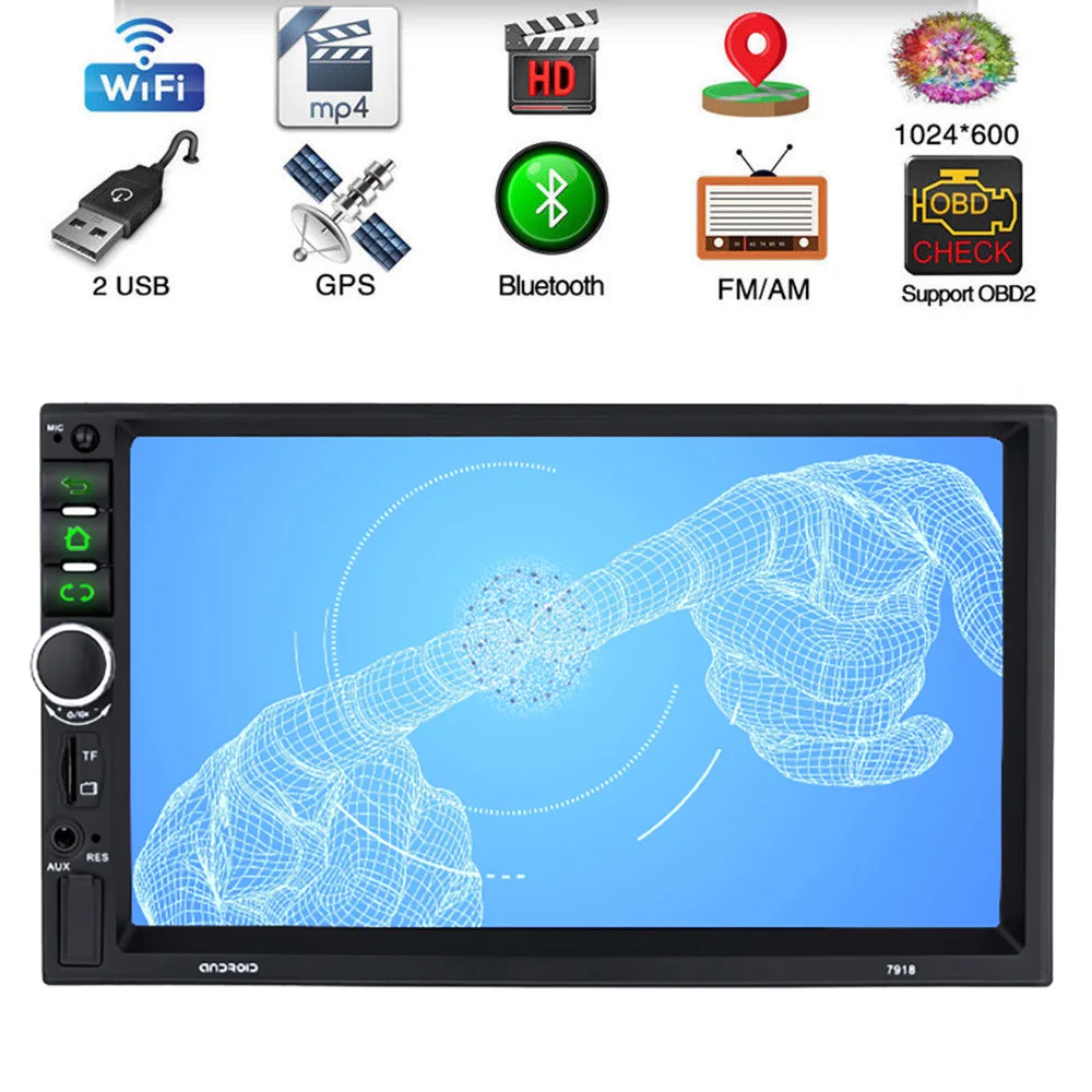 (with camera) 7" Car MP4 MP5 Player 2 Din 16G GPS Android 8.1 Audio Stereo FM USB Car Multimedia FM Bluetooth 48
(with camera) 7" Car MP4 MP5 Player 2 Din 16G GPS Android 8.1 Audio Stereo FM USB Car Multimedia FM Bluetooth 48