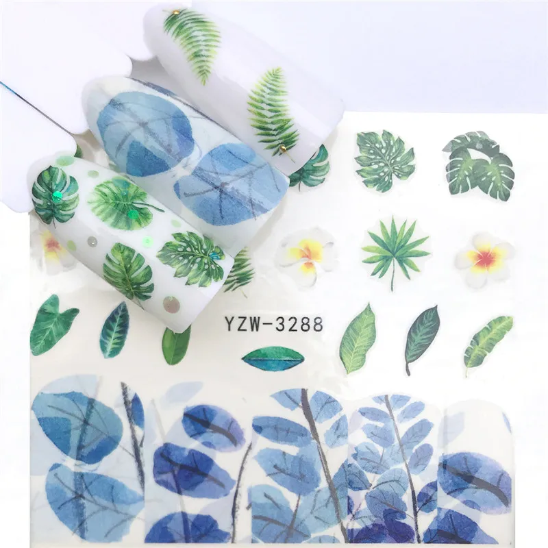 1pcs Water Nail Decal and Sticker Flower Leaf Tree Green Simple Summer Slider for Manicure Nail Art Watermark Tips
1pcs Water Nail Decal and Sticker Flower Leaf Tree Green Simple Summer Slider for Manicure Nail Art Watermark Tips