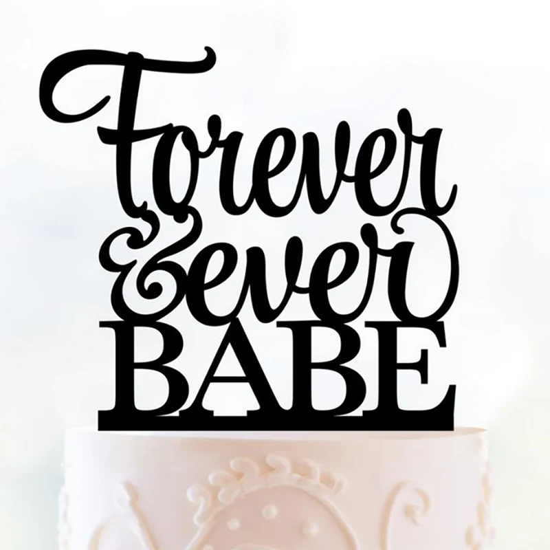 Custom Forever and Ever Wedding Cake Topper baby birth anniversary child party best cake prop fashion cake topper hot sale
Custom Forever and Ever Wedding Cake Topper baby birth anniversary child party best cake prop fashion cake topper hot sale