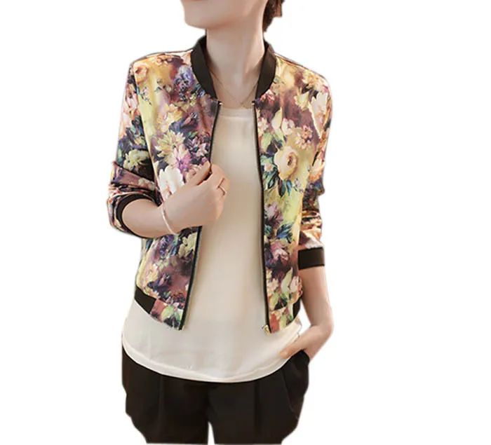 JAYCOSIN Coats Women Fashion Floral Printed Zipper Jacket Spring Autumn Casual Long Sleeves Coat Yellow Good Quality 20190319
JAYCOSIN Coats Women Fashion Floral Printed Zipper Jacket Spring Autumn Casual Long Sleeves Coat Yellow Good Quality 20190319