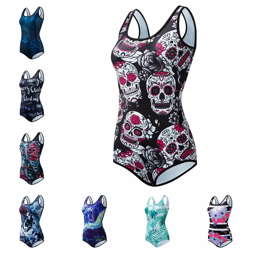 Women One Piece Swimsuit High Quality Swimwear Printed Push Up Monokini Summer Bathing Suit Tropical Bodysuit Female Skull
Women One Piece Swimsuit High Quality Swimwear Printed Push Up Monokini Summer Bathing Suit Tropical Bodysuit Female Skull