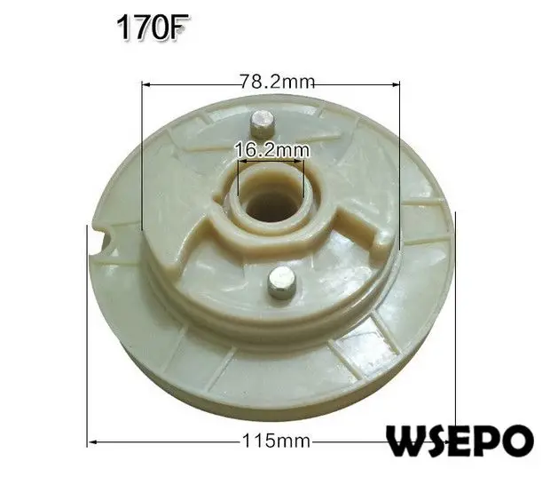 

OEM Quality! Recoil Starter Rope Winding Wheel for 170F/173F/L48 4HP~5HP 4 Stroke Single Cylinder Air Cooled Diesel Engine